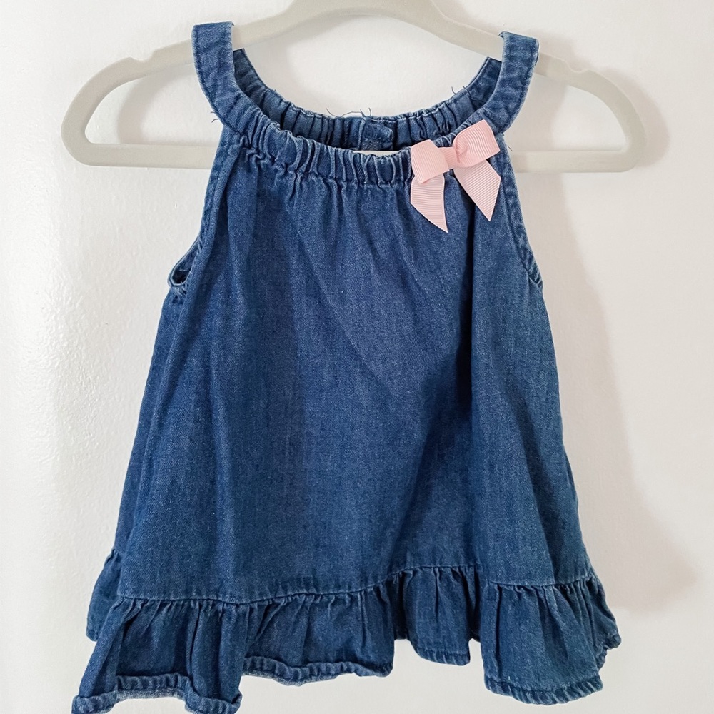6-9 month baby girl jean dress